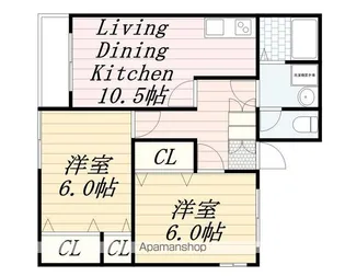 ミルフィール【1階】の間取り