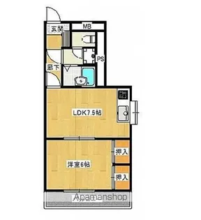 大泉昭和ビル【301号室】の間取り