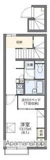 レオパレスガーデンフォレスト【207号室】の間取り
