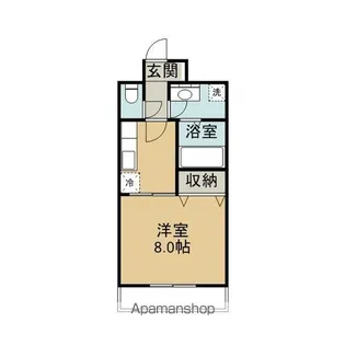 アルカディア・ヴァン【202号室】の間取り