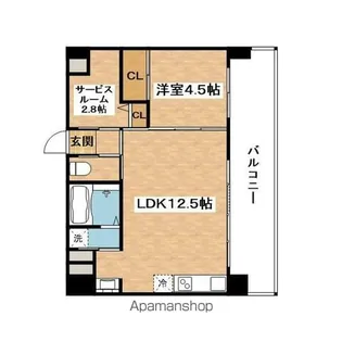 LAUGHTER【3階】の間取り