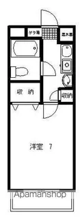 シティコート新浜【201号室】の間取り