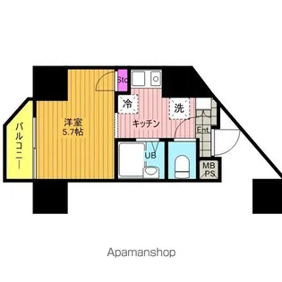 ラグジュアリーガーデン東松戸【6階】の間取り