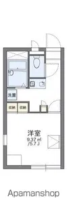 レオパレス郷【2階】の間取り