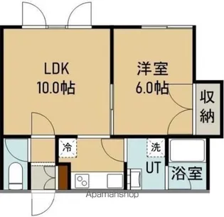 ローズアパートⅡ【203号室】の間取り