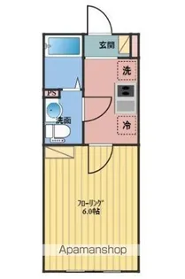 ルミノソ柴又【1階】の間取り