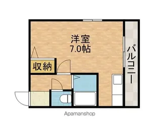 アーバンコート東奈良【1階】の間取り