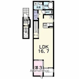 オイコス ミューⅠ【2階】の間取り