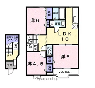 リベラEST【2階】の間取り