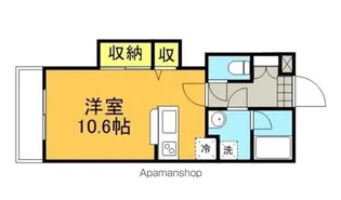 レジデンス柳町【206号室】の間取り