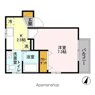 メゾン ブランシュ【2階】の間取り