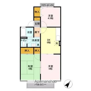 サニータウンC【2階】の間取り