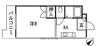サニーピア竹下【5階】の間取り