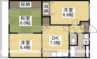 メゾンエトワール【2階】の間取り