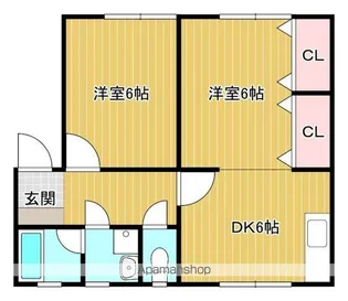 ミサキビル【402号室】の間取り
