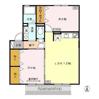 リジェール【2階】の間取り