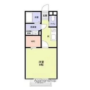 ジェンネ降井【205号室】の間取り