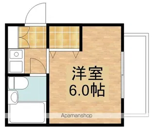 JPアパートメントSUITA【306号室】の間取り
