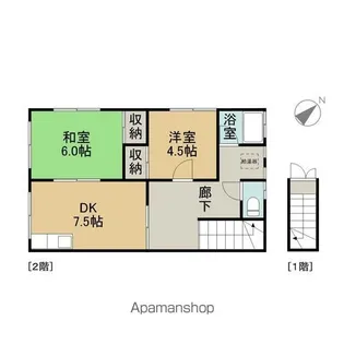 新堂アパート【A号室】の間取り
