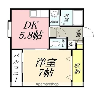 ESPACE東古松【3階】の間取り