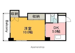 都ビル【302号室】の間取り