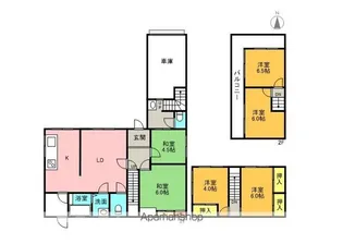 香川県善通寺市下吉田町【一戸建】の間取り