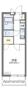 レオパレスひまわりⅢ【301号室】の間取り