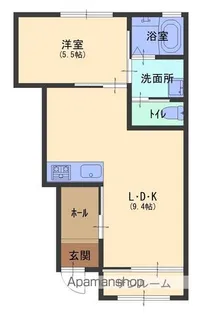 ドルチェB棟【103号室】の間取り