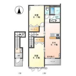 パレス・イン・グリーンガーデン【2階】の間取り