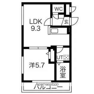 エトワール宮の森【4階】の間取り