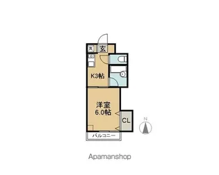 レナジア守山【2階】の間取り