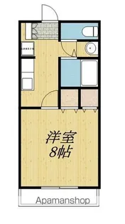 エスポワール東【201号室】の間取り