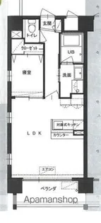 宮崎ミッドタウンサウスタワー【701号室】の間取り