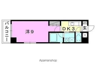 ブラウンハイム清水町【502号室】の間取り