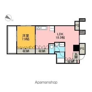 THE TOKYO TOWERS MIDTOWER【6階】の間取り