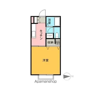 キャンパスハイツ【1階】の間取り