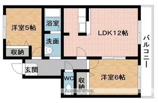 エトワールひらの【3階】の間取り