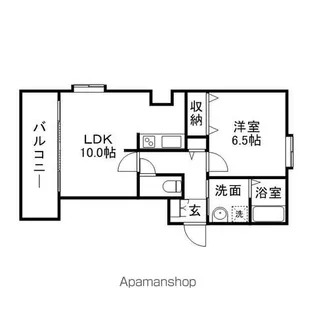 クロッサM’S【9階】の間取り
