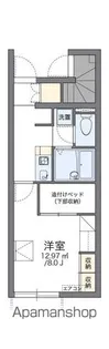 レオパレス境中央【105号室】の間取り