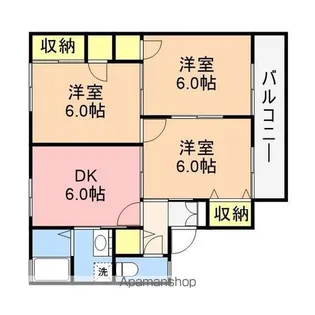 ヴァンベールM【2階】の間取り