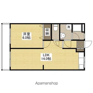 溝田ビルⅡ【2階】の間取り