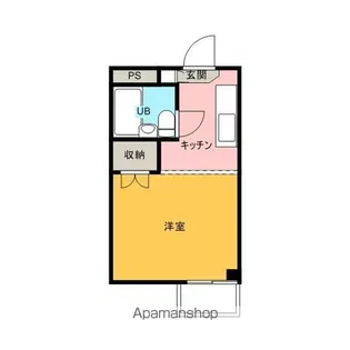 BACKS【416号室】の間取り