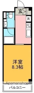 A’VIEW【305号室】の間取り