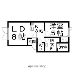 プレンティーC棟【2階】の間取り