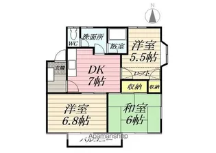 ソレイユ湘南B【2階】の間取り