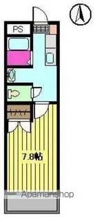 ブラウンハイム土居田【2階】の間取り