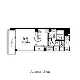 コンフォートEXE青葉通り【605号室】の間取り