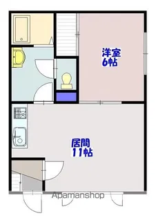 マイルーム神居【101号室】の間取り