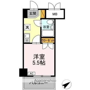 コンフォール小泉【6階】の間取り