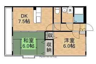 コンフォートマンション【205号室】の間取り